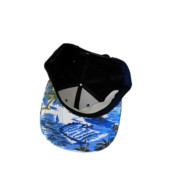 Nile Cannon Railway Embroidered Black Snap Back Hat - Picture 6 of 7